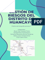 Gestión de Riesgos Del Distrito de Huancayo