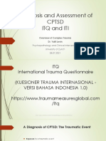 Diagnosis and Assessment of PTSD and CPTSD 28.7.2021 - Ttde