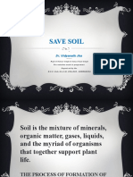 Save Soil: Dr. Vidyanath Jha