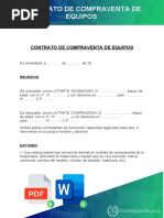 Contrato de Compraventa de Equipos