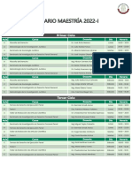 Horario 2022 I