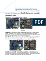 A Typical Desktop Computer Consists of A Computer System Unit