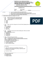 Soal Bahasa Inggris Kls 3 Semester 2