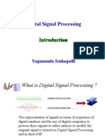 Digital Signal Processing: Yogananda Isukapalli