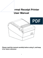 E802 Thermal Receipt Printer User Manual