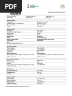 Standard Passport Application