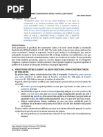 Tema - Constructores Sabios o Necios - Qué Somos