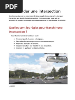 Franchir Une Intersection 1.2