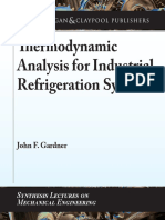 Thermodynamic Analysis For Industrial Refrigeration Systems