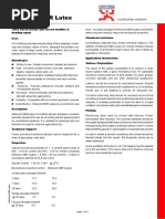 Nitobond SBR Latex: Constructive Solutions