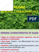 Algae General Charcterstics