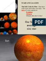 Our Sun: An Size Star:: Average