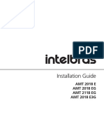 Installation Guide: AMT 2018 E AMT 2018 EG AMT 2118 EG AMT 2018 E3G