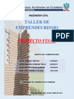 Proyecto Final. Taller de Emprendeurismo