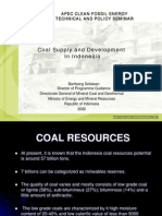 Coal Supply in Indonesia