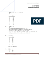 Random Variables: Complete Business Statistics, 8/e Instructor's Solutions Manual, Chapter 3