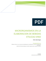 Microorganismos en La Elaboracion de Bebidas Etilicas-Vino