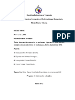 Intervención Educativa en Pacientes Hipertensos para Prevenir Complicaciones Co