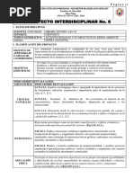 7°egb - Proyecto Interdisciplinar N. 6-Enfoque Científico