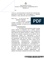 Juzgado Contencioso Administrativo Federal 8: Autos Y Vistos