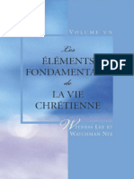 Les-Elements-Fondamentaux-De-La-Vie-Chretienne-Volume-1 - Wathcman Et Witness Lee