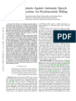 Adversarial Attacks Against Automatic Speech Recognition Systems Via Psychoacoustic Hiding