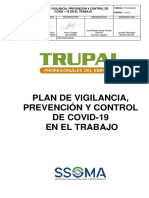 2020 07 - Tp-Si03-S001 Plan de Vigilancia Prevención y Control de Covid-19 en El Trabajo