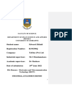 Faculty of Science Department of Space Science and Applied Physics University of Zimbabwe