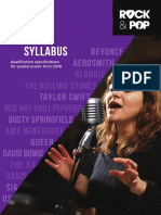 Trinity Rock & Pop Vocals Syllabus