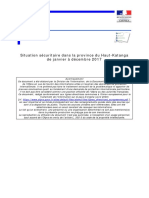 9.didr Republique Democratique Du Congo Situation Securitaire Dans La Province Du Haut-Katanga de Janvier A Decembre 2017 Ofpra