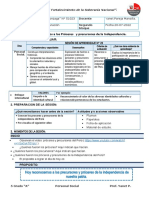 Próceres Precursores Sesión de Aprendizaje