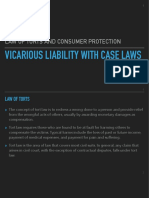 Law of Torts and Consumer Protection: Vicarious Liability With Case Laws