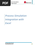 Aspen Process Simulation Integration With Excel