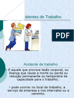 Acidentes de Trabalho.