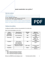 Comment Construire Vos Cycles