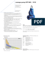 Abs Submersible Sewage Pump XFP 80C - 151e (GB)