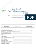 Lei 8112 90 - Mapa Mental Completo