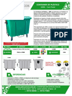 Container 1000L Com Pedal Larplasticos 1