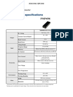 Power Supply Specifications: PMP450i