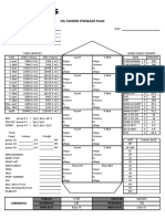 Oil Tanker Stowage Plan