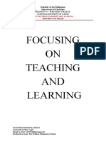 Focusing On Teaching and Learning