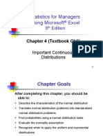 Statistics For Managers Using Microsoft Excel: Edition