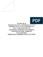 Lease of 39: Residential (R), Commercial (C) & Residential-Cum-Commercial (R+C)