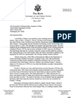 2007-05-04 Tim Ryan To U.S. Secretary of State Condoleeza Rice