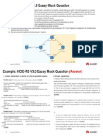 HCIE-Routing & Switching V3.0 Essay Mock Question