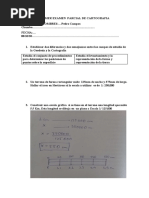 Primer Examen Parcial de Cartografía