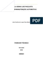 Formulário Relatório Técnico - Airbag