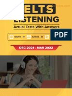 IELTS Academic Listening Forecast 2022-STS