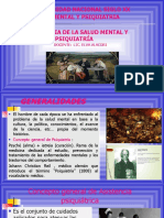 Historia de La Salud Mental y Psiquiatria