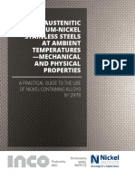 Ni Inco 2978 Austeniticchromium Nickelstainlesssteelsatambienttemperaturesmechanicalandphysicalproperties